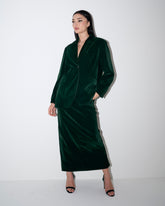 Velvet Straight Line Suit